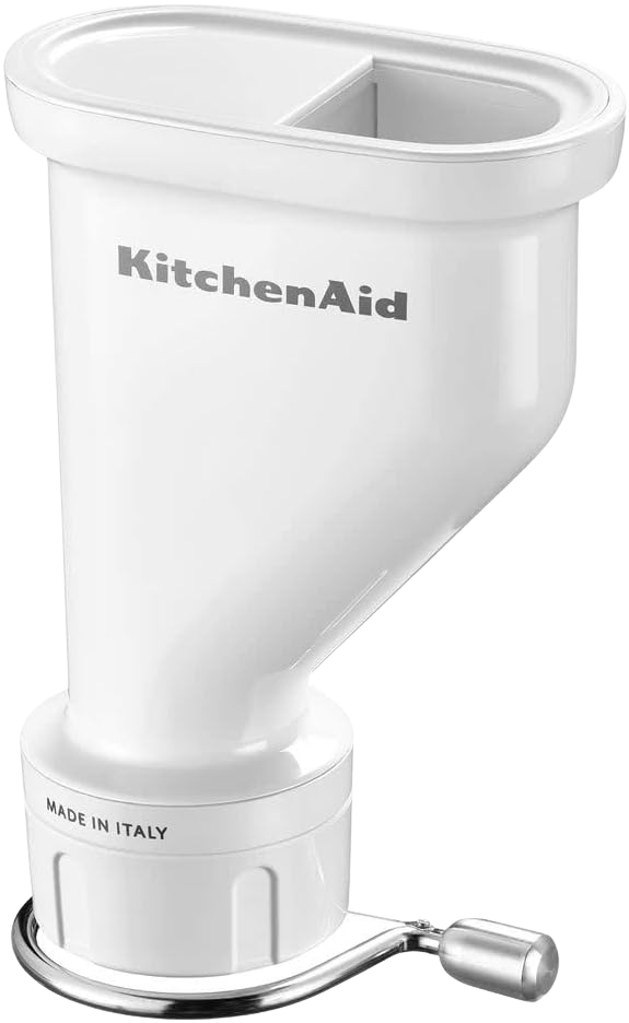 KitchenAid Zubehör Nudelaufsatz - 5KSMPEXTA - Nudelpressaufsatz für Küchenmaschine - 6 Aufsatzscheiben - Nudelmaschine - Edelstahl